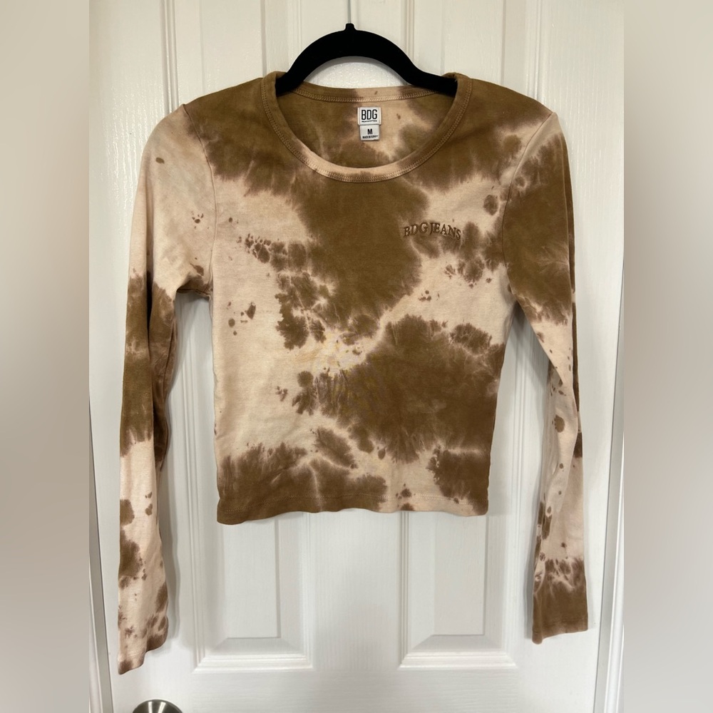Urban Outfitters BDG Jeans Tie Dye Long Sleeve Top Size M